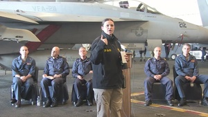 Neptune Strike 2022 Press Conference aboard USS Harry S. Truman.