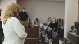 U.S. Army Medical team attend medical brief at OU Health