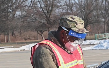B-ROLL: Maryland National Guard assist at a COVID-19 Testing Site in Frederick Maryland