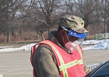 B-ROLL: Maryland National Guard assist at a COVID-19 Testing Site in Frederick Maryland