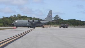 Cope North 22: C-130 offloads fuel to help ACE operations from Northwest field