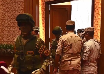 CENTCOM Partner Nations Attend The Opening Ceremony At Bright Star 2021