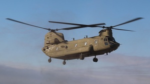 CH-47 Chinook helicopter crew conducts operations at Sparta-Fort McCoy Airport, Part I