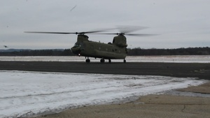 CH-47 Chinook helicopter crew conducts operations at Sparta-Fort McCoy Airport, Part VI