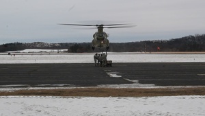 CH-47 Chinook helicopter crew conducts operations at Sparta-Fort McCoy Airport, Part VII