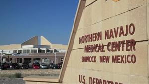U.S. Soldiers assist hospital staff at Northern Navajo Medical Center in Shiprock, New Mexico