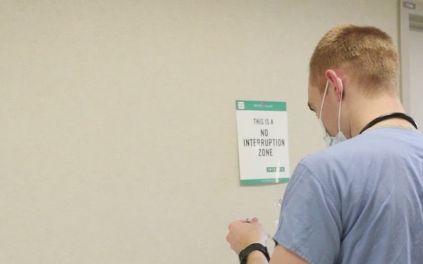 Airmen work alongside registered nurses at INTEGRIS Baptist Medical Center