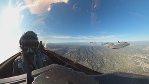 Super Bowl LVI Heritage Flyover Rehearsal