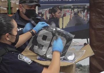 BROLL: CBP intellectual Property Rights operations supporting Super Bowl LVI