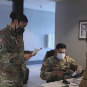 Meet The Team Behind The Scenes: Maj. Casey Matthews and Sgt. Dezarae Lianez Discuss What It Takes To Welcome A Medical Team in Takoma Park, Maryland.