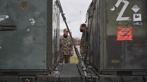 633rd Logistics Readiness Squadron prepares cargo for deployment to the United Arab Emirates