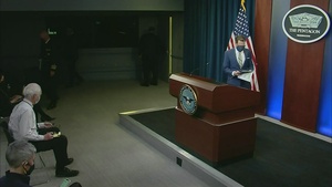 Pentagon Press Secretary Holds Briefing