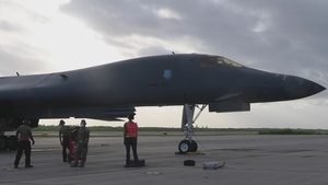 Bomber Task Force maintenance in Diego Garcia