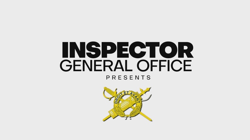 New Employee Training: Intro into the Inspector General