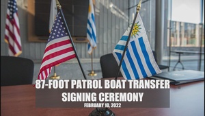 Coast Guard holds ceremony for transfer of cutters to Uruguay Navy