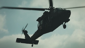 Army Best Medic Competition 2022 - Hoist Jan. 25 - B-Roll