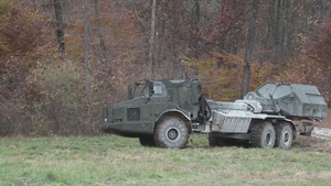 Swedish Armed Forces demonstrate Archer Artillery System at Bold Quest 21 (with lower thirds)