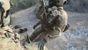 Army Best Medic Competition 2022 - Hoist Jan. 27 - B-Roll