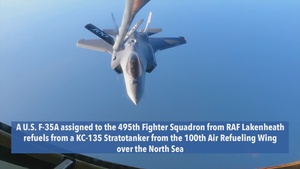 495th Fighter Squadron Refuel