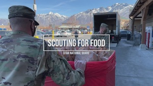 Utah Guard Assists Boy Scouts to Feed Utah Families