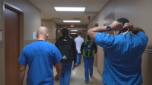 U.S. Navy Medical Team Shadows Canyon Vista Medical Center Hospital Staff