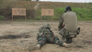 400m Range: Ghana and British Armed Forces (B-Roll)
