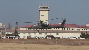 Last AH-64D Flight From Korea