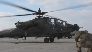 Last AH-64D Flight From Korea