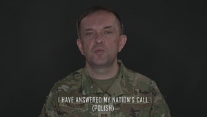 International Mother Language Day Video with Airman's Creed