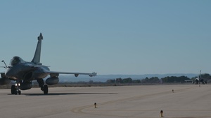 TLP French Air Force Rafale and Mirage 2000C/D Takeoffs
