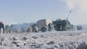 Spartan Brigade M109A7 Paladin howitzer training