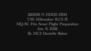 MQ-8C Fire Scout Prepares for Takeoff