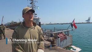 Cutlass Express 2022 Instructor Explains Shipboard Exercise
