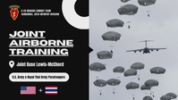 U.S. and Thai Paratroopers conduct bilateral airborne training