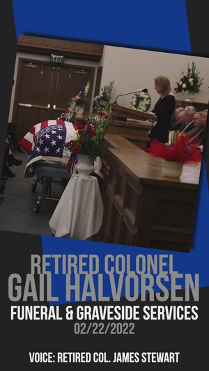 Col. Frederick Thaden speaks about Gail Halvorsen