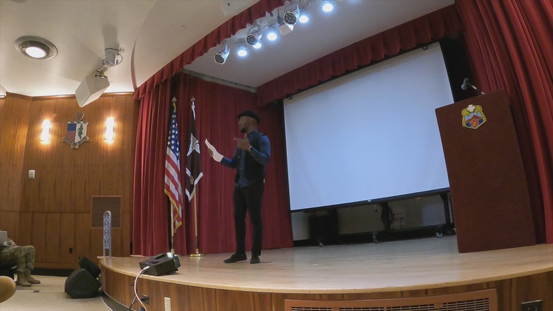 Tripler Celebrates Black History Month with Slam Poetry Artist