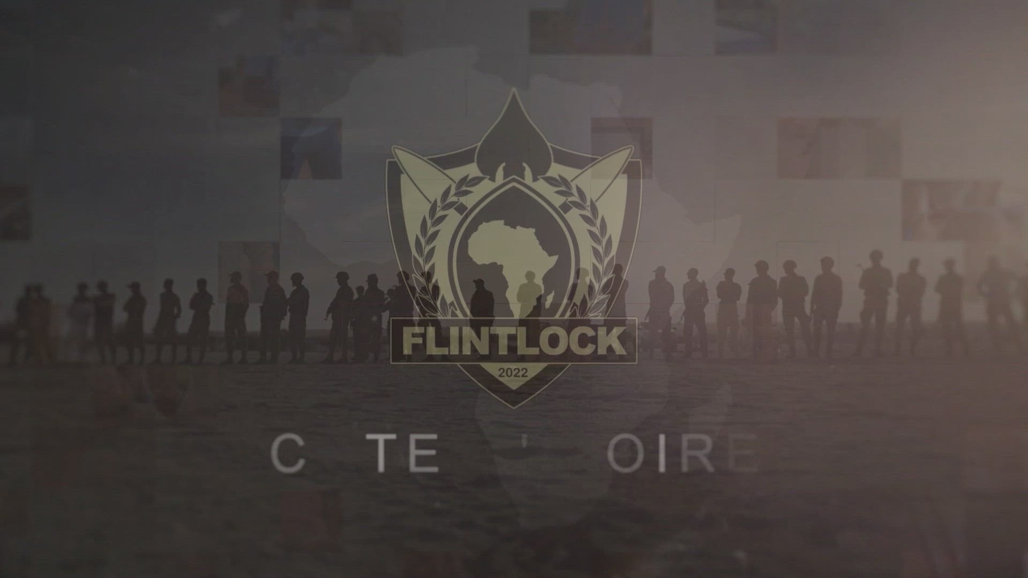 Graphic image of a shield with the words "Flintlock" over it.