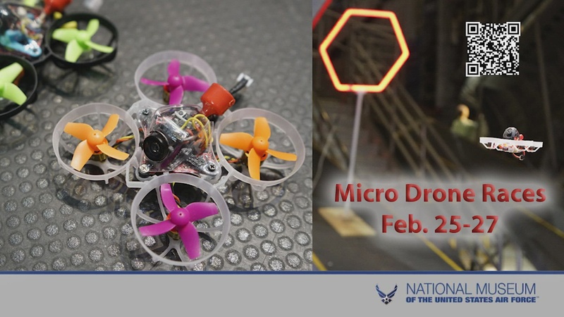 Micro Drone Race at the National Museum of the USAF