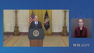 President Biden Delivers Remarks on Russia's Unprovoked and Unjustified Attack on Ukraine.