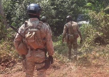 Côte d’Ivoire Special Forces  Soldiers  conduct a Training ambush