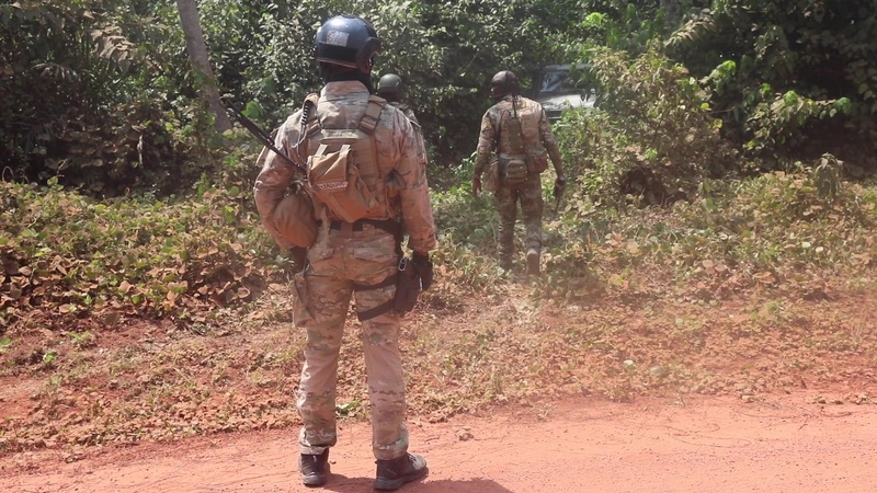 Côte d’Ivoire Special Forces  Soldiers  conduct a Training ambush