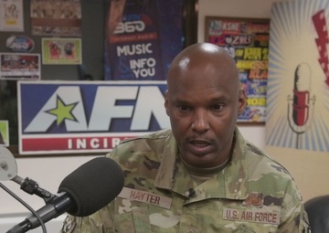 Chief Hayter takes care of 39th SFS Airmen