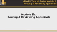 eNavFit Tutorial Series  Module Six: Routing Reports & Reviewer Inputs