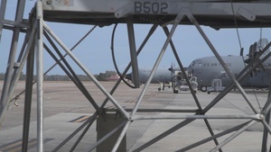 Two-ship taxi and takeoff