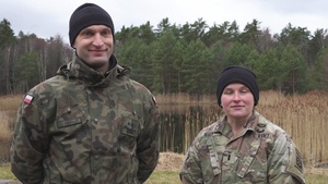 Interview with Lt. Hailey Buck, 5-73rd CAV and Polish 1st Lt. Damian Svpien