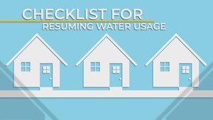 Four To-Dos for Resuming Water Use
