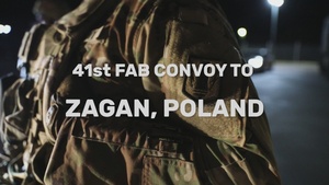 41st FAB Convoy