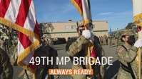 49th MP Brigade Change of Command 2022