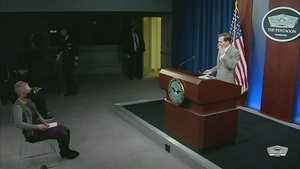 Pentagon Press Secretary Holds Briefing