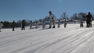 CWOC class 22-05 students complete skiing familiarization during training at Fort McCoy, Part V